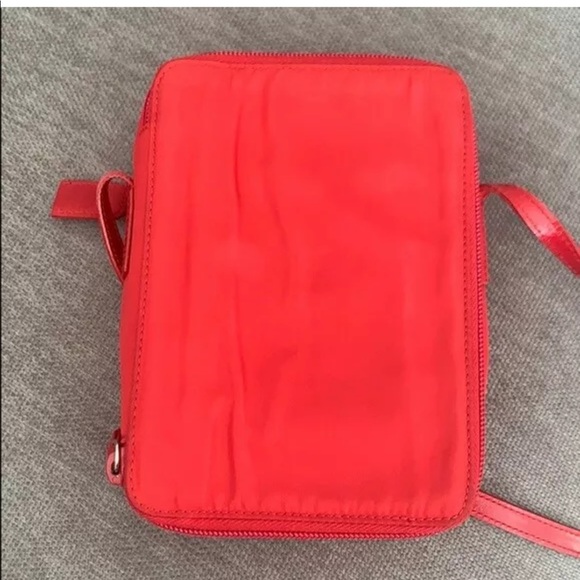 Prada Red Nylon Vertical Crossbody 100% authentic - Picture 4 of 5